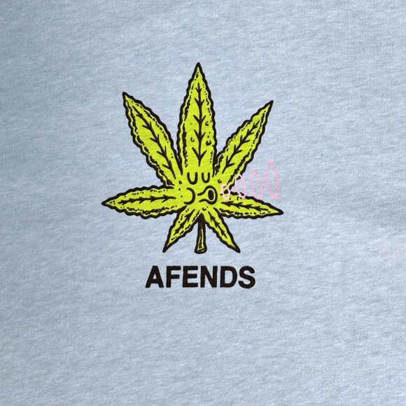 BNWT Afends - Coasting - Hemp Men's Blue Retro Fit T-Shirt - Size Medium - Picture 3 of 14